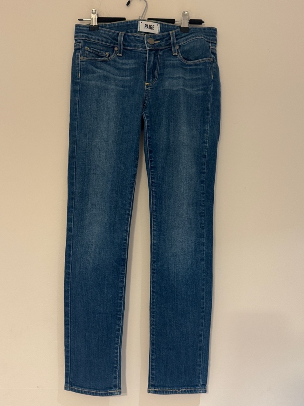 PAIGE Denim Blue Skinny Stretch Jeans